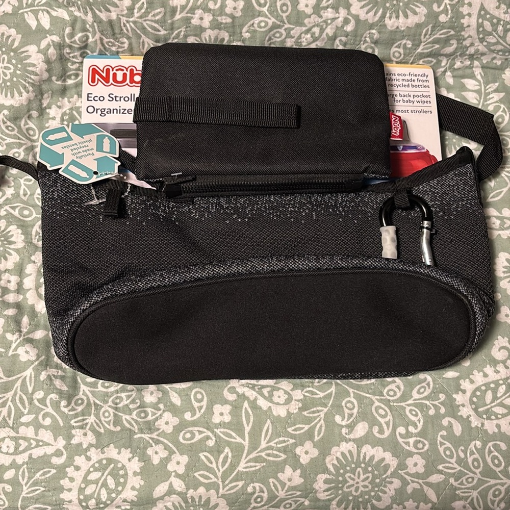 Nuby Black Eco Stroller Organizer - Picture 4 of 4